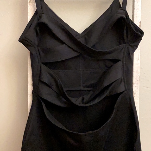 Fabletics little black dress L elastane straps - Picture 5 of 8